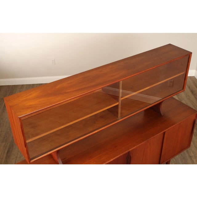 Danish Modern Teak Sideboard Cabinet For Sale - Image 9 of 12