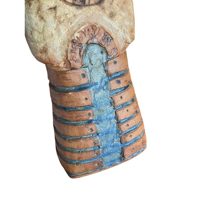 Brutalist Stoneware Table Lamp by Bernard Rooke, 2000 For Sale - Image 6 of 12