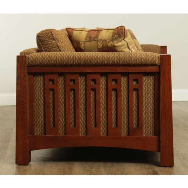 Stickley Mission Style Oak Highlands Sofa Chairish