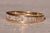 The 153rd Street: Channel Set Princess Cut Diamond Band in Yellow Gold For Sale - Image 4 of 10
