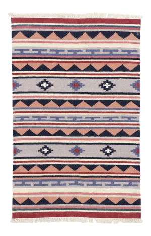 Vintage Persian Shiraz Kilim Rug - 03'02 X 04'11