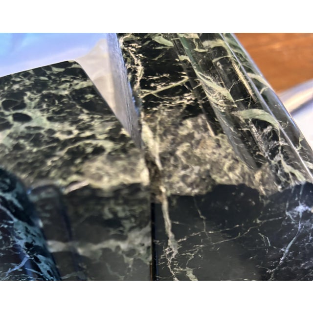 Black Marble Bookends From Pk Wrigley Mansion For Sale - Image 8 of 11