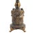 19th Century Italian Cast Brass Lucerne Oil Lamp With Oxidized and Contrasting Gilt Embellishments (1800) For Sale - Image 5 of 12