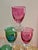 Green Vintage Italian Cordial Glasses – Jewel Tone Set of 6, Labeled, in Original Box For Sale - Image 8 of 10