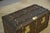 Brown Vintage Travel Trunk, 1940s For Sale - Image 8 of 9