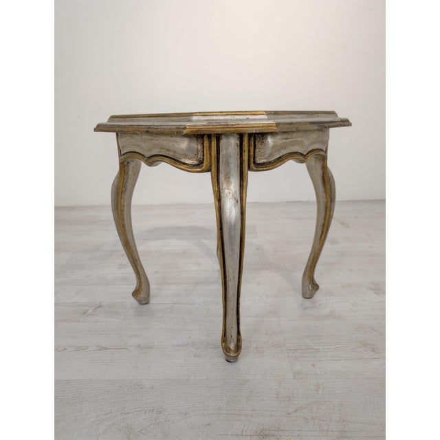 Wooden Coffee Table with Glass Top For Sale - Image 6 of 15