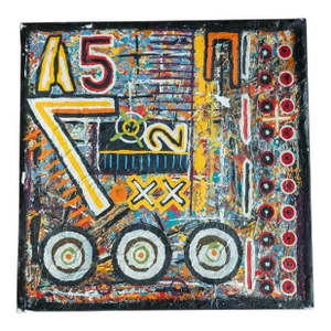 2009 Contemporary Modern Abstract Acrylic Painting by Eric Clavin