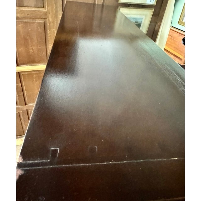 Mid 20th Century Kittinger Cw 1 Mahogany Slant Front Chippendale Style Secretary. Desk For Sale - Image 14 of 15