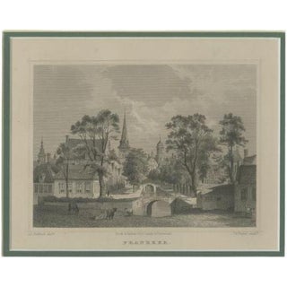 Franeker, 1860, Paper, Framed For Sale