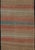 Traditional Vintage Turkish Kilim Runner With Stripes in Orange, Taupe, Tan, Cream & Blue For Sale - Image 3 of 11