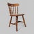 Vintage Ethan Allen Oak Spindle-Back Side Chair For Sale In Los Angeles - Image 6 of 10