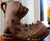 Boho Chic 1960s Outsider Art Clay Boot Sculpture For Sale - Image 3 of 5