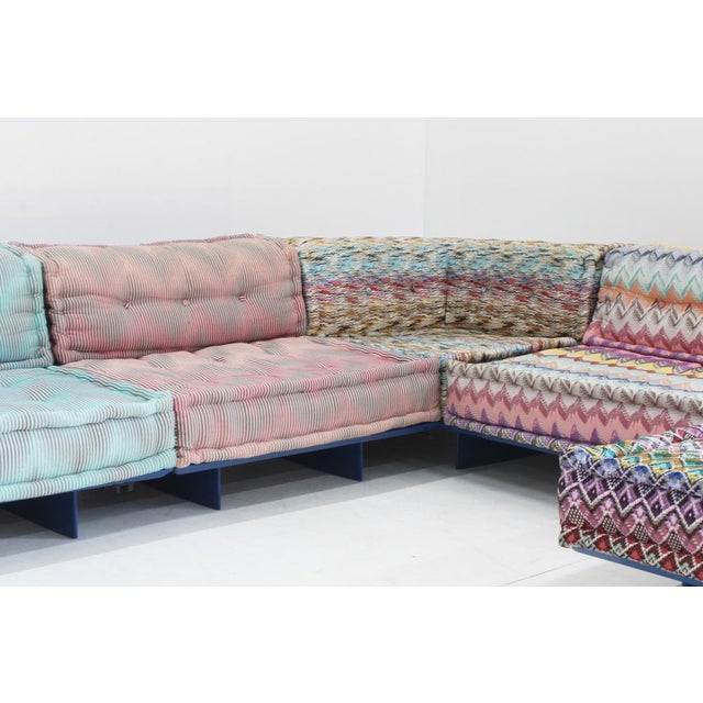 Early 21st Century Mah Jong Sofa with Missoni Upholstery by Hans Hopfer for Roche Bobois, 2010s, Set of 10 For Sale - Image 5 of 18