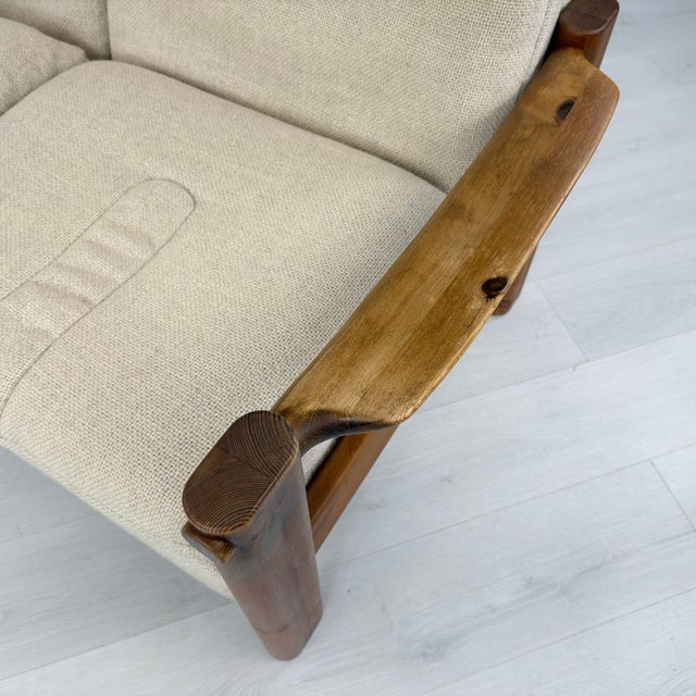 Danish Pine Three-Seater Sofa 1960s For Sale - Image 10 of 13