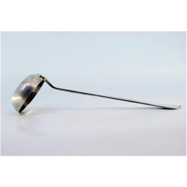 Silver Soup Ladle with Handle For Sale - Image 4 of 8