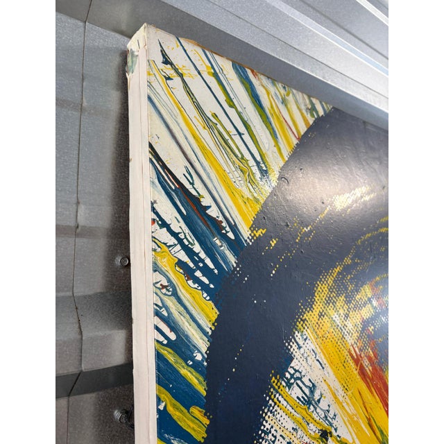 1990s Original Monumental Pop Art Portrait - “Red Picasso” For Sale In Philadelphia - Image 6 of 7