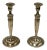 Andrea by Sadek Brass Candlesticks - a Pair For Sale