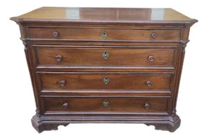 Antique Walnut Chest of Drawers, 1600s