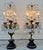 French French Antique Girandole Candelabra Crystal Chandelier Table Lamps - a Pair For Sale - Image 3 of 18