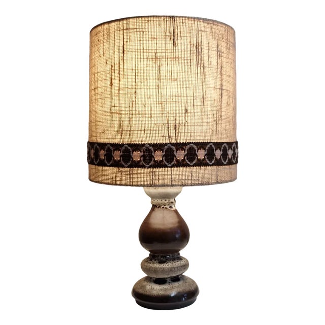 Vintage German Table Lamp from Hustadt-Leuchten, 1970s For Sale