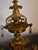 Metal 1900s Pair of Antique French Louis XV Brass Candelabras / Table Lamps For Sale - Image 7 of 12