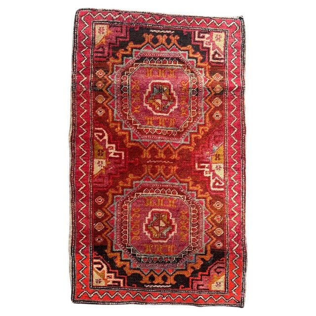 Small Mid-Century Azerbaijan Rug, 1950s For Sale - Image 16 of 16