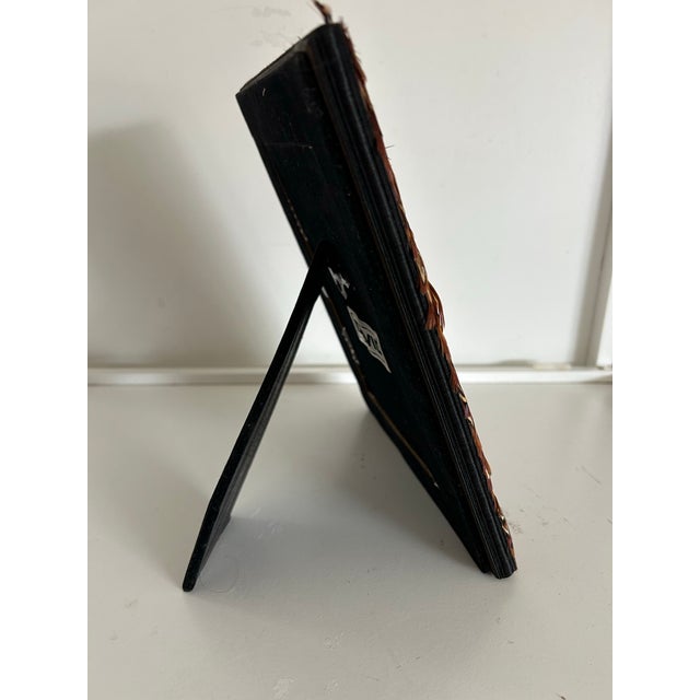 Vintage Handmade by DAVID Feather Decoration Picture Frame (4X6Picture) In very good condition.