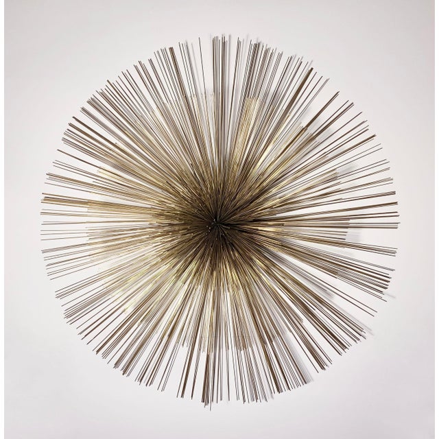Signed Curtis Jere Starburst POM POM Abstract Wall Sculpture For Sale