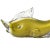 Nautical Venetian Murano Vintage Sommerso Yellow Gold Aventurine Italian Art Glass Fish Figure Sculpture For Sale - Image 3 of 8