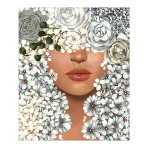 "White I" Original Artwork by Sally K