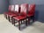 Red Red Leather Dining Chairs from Roche Bobois, France, 1980s, Set of 8 For Sale - Image 8 of 15