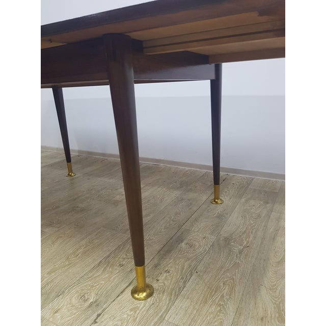 Mid-Century Table and Chairs, 1960s-1970s, Set of 7 For Sale - Image 16 of 18