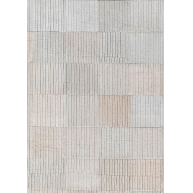 Early 21st Century Contemporary Geometric Custom Hair on Hide Rug Pastel by Doris Leslie Blau For Sale - Image 5 of 7