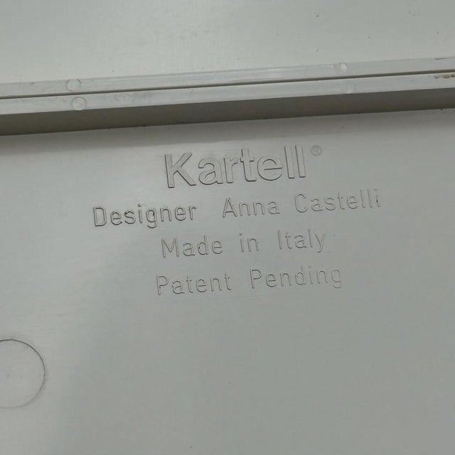 Italian Beige Mirror by Anna Castelli Ferrieri for Kartell, 1960s For Sale - Image 12 of 13