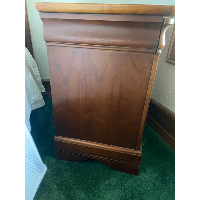 Late 20th Century Lexington Chez Michelle Three Drawer Nightstand For Sale - Image 12 of 12