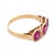 1900 - 1909 1900-1909 Victorian Ruby Diamond 18k Yellow Gold Ring, Size 6 For Sale - Image 5 of 7