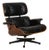 Leather and Wood Lounge Chair by Charles & Ray Eames for Vitra For Sale