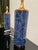 Early 21st Century Transitional Navy Blue Malachite Pattern Lamps by John Richards - a Pair For Sale - Image 5 of 12
