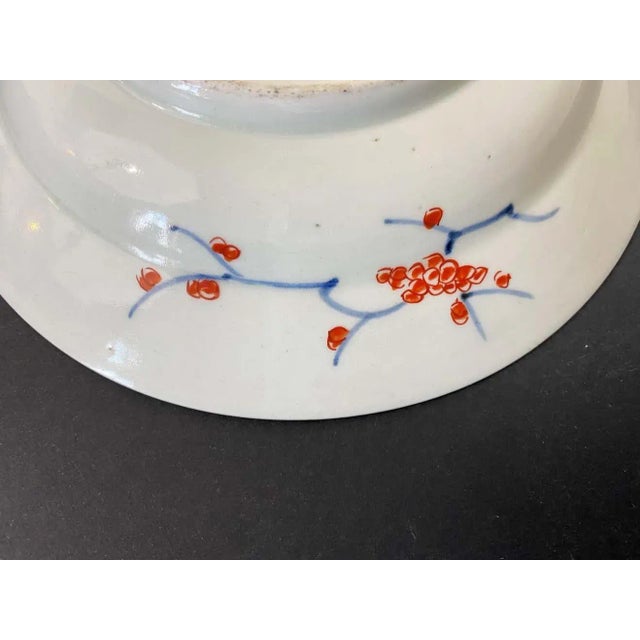 Imari China Porcelain Plate, 1800s For Sale - Image 3 of 12