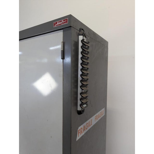 Vintage Industrial Cabinet in Metal by Abair For Sale - Image 3 of 7