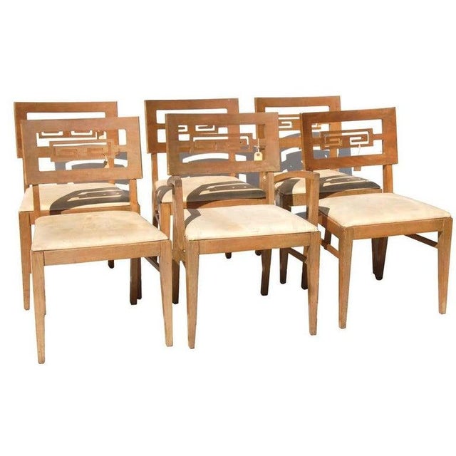 Mid-Century Modern Set of 6 Vintage Chin Hua Drexel Heritage Dining Chairs For Sale - Image 3 of 6