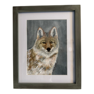 “Quiet Sentinel” Original Watercolor Painting Signed and Framed