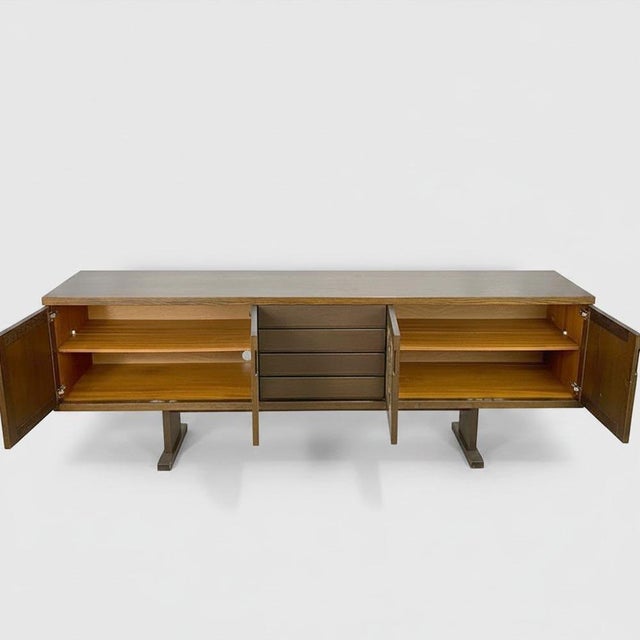 Brown Ceramic Sideboard by Poul H. Poulsen, Denmark, 1970 For Sale - Image 8 of 11