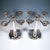 Art Deco Silver Candelabras with Palmette Decoration, Spain, 1934, Set of 2 For Sale - Image 3 of 13