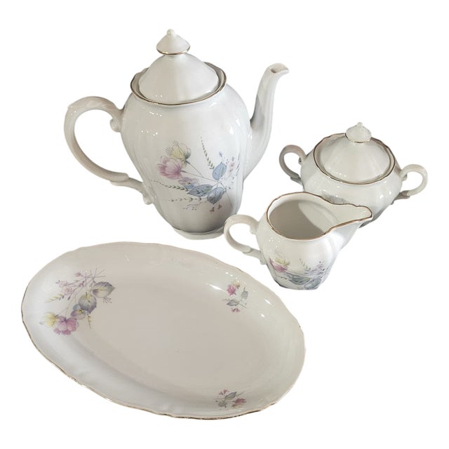 Coffee Set from Richard Ginori, Set of 4 For Sale