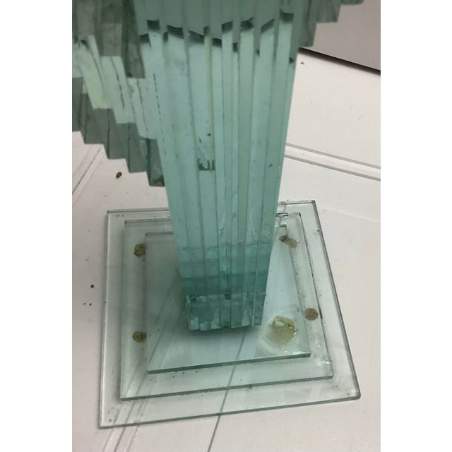 1980s S. Workman Layered Glass Saguaro Sculpture For Sale - Image 5 of 12