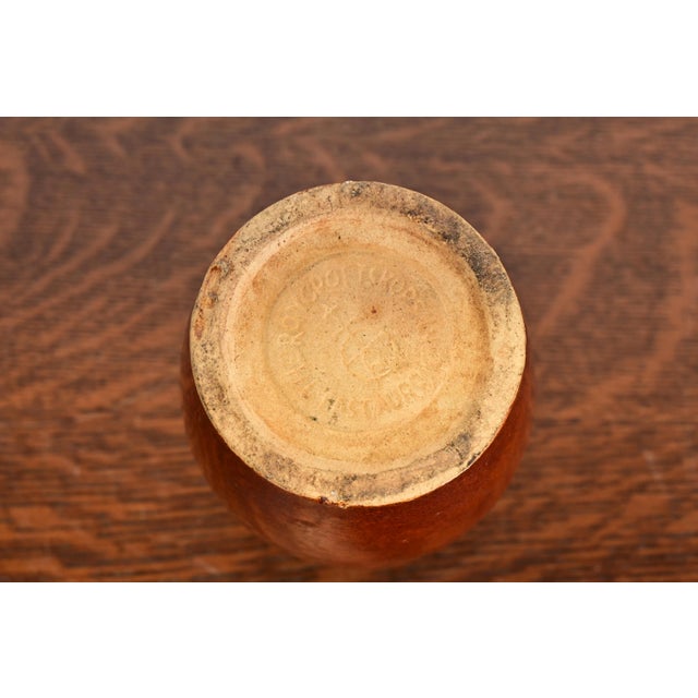 Roycroft Pottery Antique Arts & Crafts Glazed Ceramic Jug, Circa 1920s For Sale - Image 10 of 13