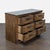 Traditional Vintage 6-Drawer Wooden Dresser With Metal Handles For Sale - Image 3 of 10