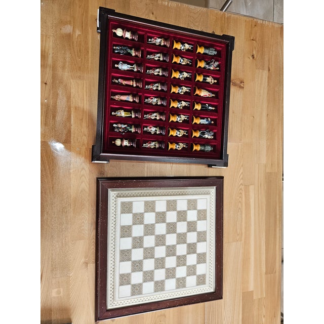 Raj Collectible Chess Sets from Franklin Mint Porcelain, 1970s, Set of 33 For Sale - Image 9 of 18