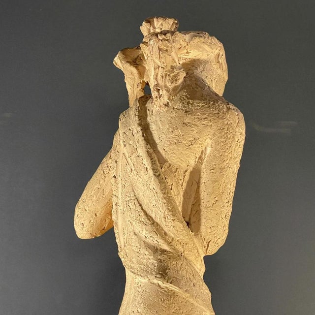 Project of a terracotta sculpture by Alphonse Darville. Unique piece by the artist, 1959. Very good condition. Artist:...